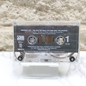 Genesis Live The Way We Walk Volume One The Shorts Cassette Tape ONLY - Picture 1 of 3