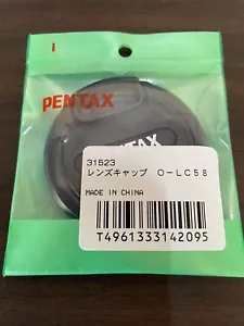 PENTAX Camera Original Lens Cap O-LC58 31523 for DA55-300 58mm Japan - Picture 1 of 2