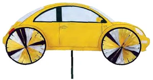 VW Volkswagen Käfer abgesteckter Windspinner 38" mit Stange & Halterung..29 PR 25986 - Bild 1 von 1