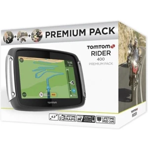 TomTom Rider 400 Motorradnavi Lifetime Maps Europe&Radar&Traffic - PREMIUM PAKET - Bild 1 von 8