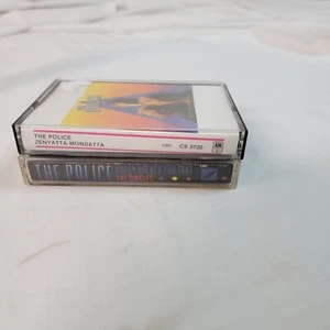 The Police Lot Of 2 Vintage Cassette Tapes Zenyatta Mondatta Every Breath U Take - Picture 1 of 4