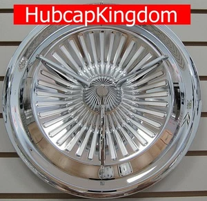 NEW 16" POLARA JET Style 3-Bar Custom Spinner Hot Rat Rod Hubcap Wheelcover - Picture 1 of 3