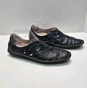 Pikolinos Shoes Womens 40 Jerez Blue Slip On Comfort Loafers - Picture 1 of 14