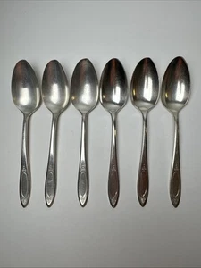 Set 6 cucchiaini zuppa 8,25” vintage Community Silverplate Adam 1917 Oneida - Foto 1 di 7