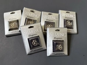 Set bestehend aus 6 Sterlingsilber Cousin Corp. 8 mm Federring - Bild 1 von 3