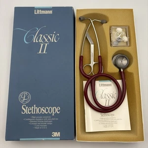 Littmann Classic II S.E. Adult Stethoscope - Burgundy Tube | Model 2211 - Picture 1 of 6