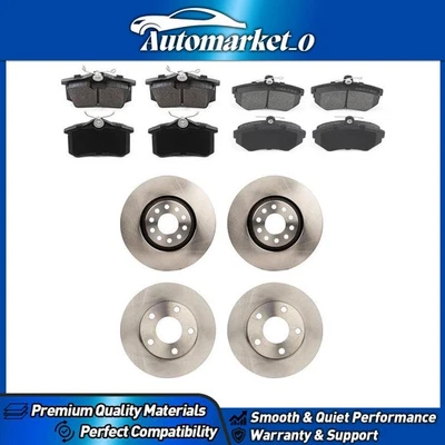 Juego de pastillas de freno de disco delanteras traseras para Audi A6 Quattro 2000-2004 Foto 1 de 4