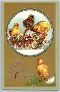 Vintage Post Card A Joyful Easter E356 - Picture 1 of 2