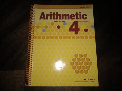 Abeka 4th Grade Arithmetic Math Answer Key # 143677 - Image 1 of 4