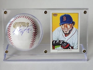 David Ortiz Signed 2007 World Series Baseball W/Case & Card Red Sox - Beckett - Picture 1 of 2