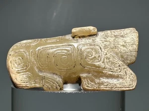Raro Shang Dy Antiguo Jade Tallado Ganado Buey Diseño "Pei" "Gua Jian" Colgante L 5,0 cm - Imagen 1 de 24