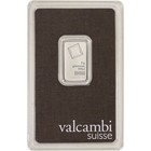 5 gram Platinum Bar - Valcambi Suisse - 999.5 Fine in Sealed Assay