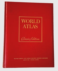 First Campbell Soup Company 1984 Conference Hammond World Atlas Classic Edition - Picture 1 of 22