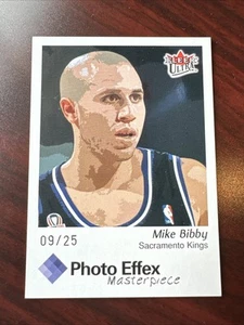 2002-03 Fleer Ultra Photo Effex Masterpiece /25 Mike Bibby #8PE VERY RARE - Picture 1 of 2