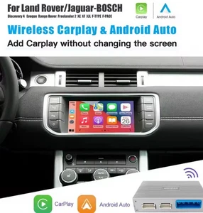 Carplay inalámbrico Android automático compatible con Land Rover Jaguar Bosch Discovery4 Evoque - Imagen 1 de 6