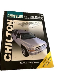 CHILTON CHRYSLER FULL-SIZE TRUCKS 1997-2001 REPAIR MANUAL 20404 - Picture 1 of 12