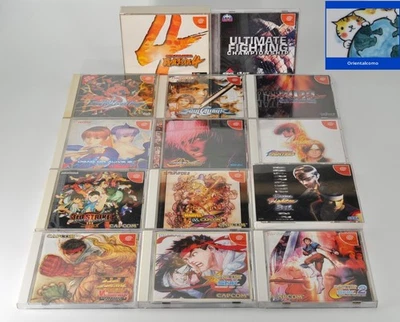 Sega Dreamcast DC Virtua Fighter 3tb Marble VS Capcom VS SNK Game Lot 14 JP Ver - Image 1 of 4