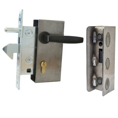 Hook lock set1 suitable for sliding gates with 40mm frame, sliding gate lock - Image 1 of 4