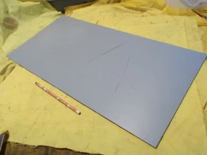 GRAY EXPANDED PVC PLASTIC SHEET 3mm x 12" x 24" vacuum thermoform foam board - Picture 1 of 2