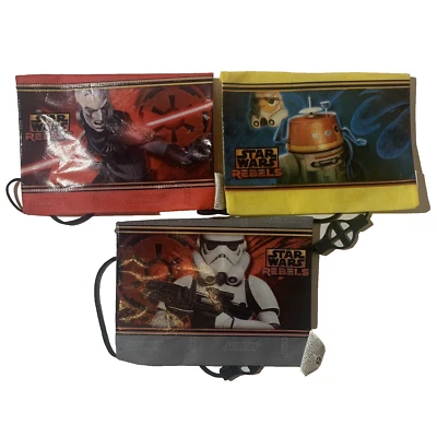 Lote de 3 bolsas de metro Star Wars Rebels Chopper - Inquisidor - Stormtrooper - Sin cartas Foto 1 de 4