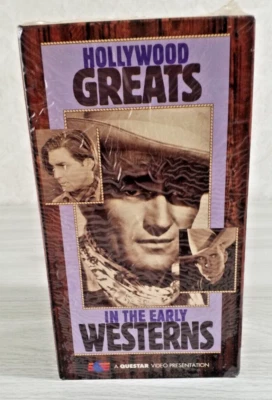 Hollywood Greats in the Early Westerns 3 VHS Set 10 Classics Sealed - Image 1 of 4