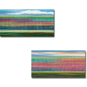 Tangled I & II by Johnston 2-pc Gallery Wrap Canvas Giclee Set (24 x 48 in Each) - Picture 1 of 1