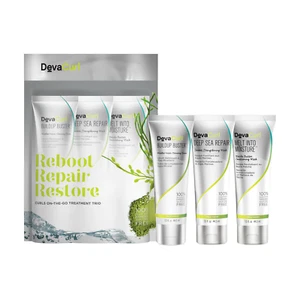 Deva Curl Curls-On-The-Go Kit "Reboot, Repair, Restore Treatment 1.5 oz Each - Picture 1 of 1