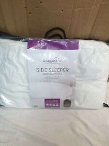 Snuggledown Side Sleeper Pillow Firm Support White 38 x 64 cm - used - F464