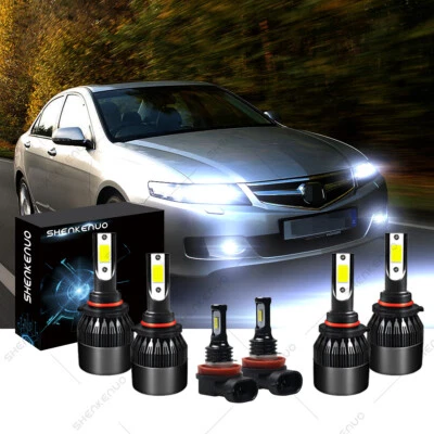 Faros LED altos/bajos + faros antiniebla CL para Honda Accord 2006 2007-2012 Foto 1 de 4