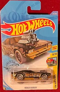 HOT WHEELS RODGER DODGER 67/250 ART CARS. CARD DAMAGED. SEE COMBINED OFFERS! - Picture 1 of 2