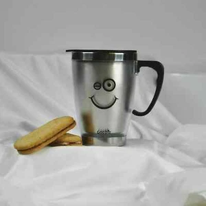 Insulated Thermal Double-Wall Travel Mug Coffee Tea BPA-Free With Lid 350ml Gift - Picture 1 of 6