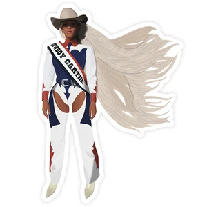 Beyoncé Cowboy Carter Aufkleber - Bild 1 von 1