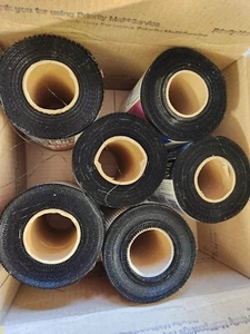 Lot of (6x) Henry 181 Asphalt Saturated Black Roof Repair Fabric 6" X 150' HE181 - Picture 1 of 2