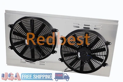 For 1988-00 Chevy GMC C/K Truck 1500 2500 Suburban 5.7L-7.4L Radiator Shroud+Fan Foto 1 de 4