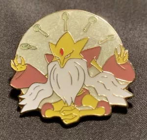 Pokemon Mega Alakazam Spilla Bianca Collezione Mitica 2016 Spilla Smaltata da Collezione - Foto 1 di 2