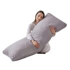 Qeils Luxury Premium Adjustable Loft Quilted Full Body Pillow Fluffy Body