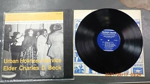 LP Elder Charles D. Beck Urban Holiness Service Folkways Records FR 8901 Vinyl - Picture 1 of 4