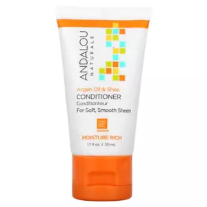 ANDALOU NATURALS~ARGAN OIL & SHEA~SOFT, SMOOTH SHEEN~HAIR CONDITIONER 1.7 OZ 66 - Picture 1 of 2