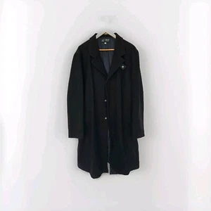 Armani Jean's Trench Coat (XL) Black - Picture 1 of 3