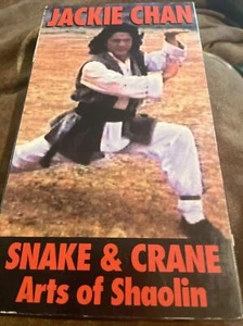 Snake and Crane Arts of Shaolin (VHS) Jackie Chan Awesome Kung Fu Action - Picture 1 of 3