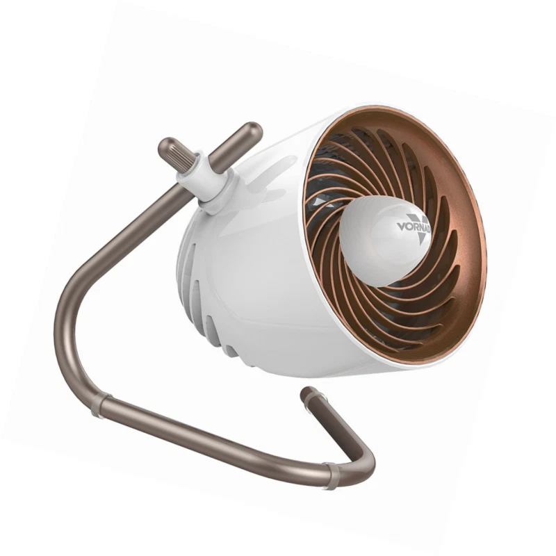 Vornado Pivot Personal Air Circulator Fan Copper + White 3 Speeds Adjustable