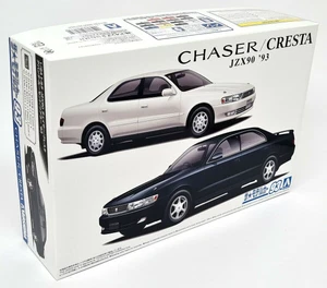 Aoshima 1/24 - Toyota Chaser & Cresta JZX90 1993 Scale Model Car Kits 2 in one! - Bild 1 von 3