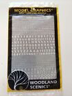 Woodland Scenics HO Maßstab Aufkleber MG752: Schablone & Block römisch weiß 3/32, 1/8,1/4