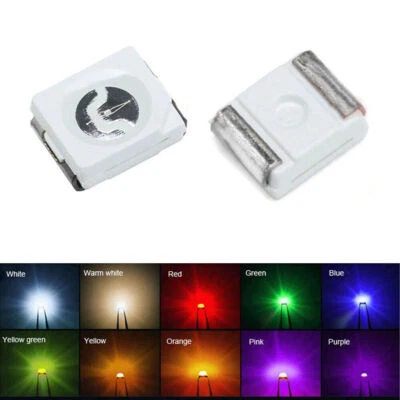 SMD / SMT LED 3528/1210 Ultra Bright White Red Yellow Blue Green Pink Warm White