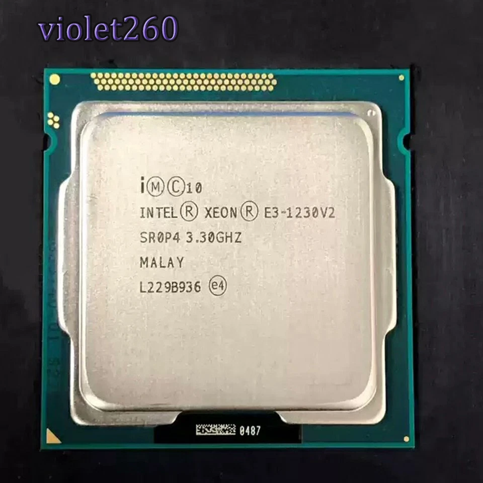 Intel Xeon E3-1230 V2 LGA1155 CPU Processor 3.3GHz Quad-Core 8M 69W - Image 1 of 1