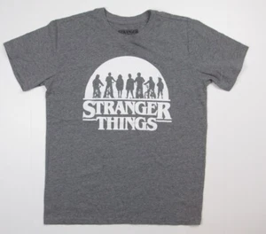 Netflix Stranger Things grau Grafik T-Shirt Herren Größe Large - Bild 1 von 4