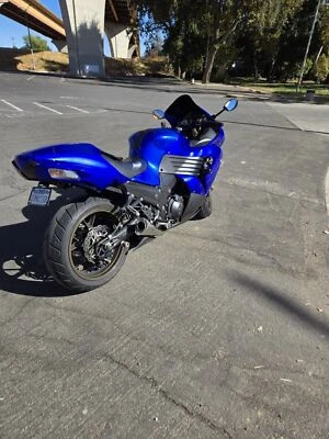 Glossy Blue Fairing Kit Bodywork ABS fit for KAWASAKI NINJA ZX14 ZX14R 2006-2011 Foto 1 de 4