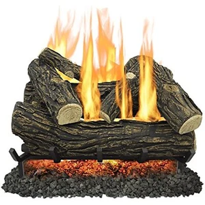 Pleasant Hearth 24" Willow Oak Vented Gas Log Set 55,000 BTU's - Picture 1 of 5