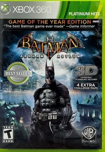 NA - Batman Arkham Asylum - Game of the Year Edition Platinum Hits - P1398z - Picture 1 of 1