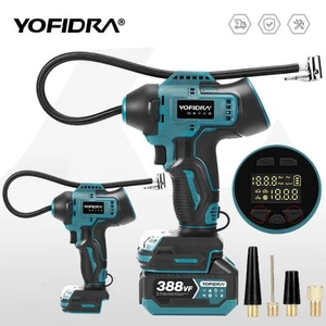 Akku Luftpumpe Auto Kompressor Reifen Druckluft Luftkompressor Für 18V Makita - Bild 1 von 18